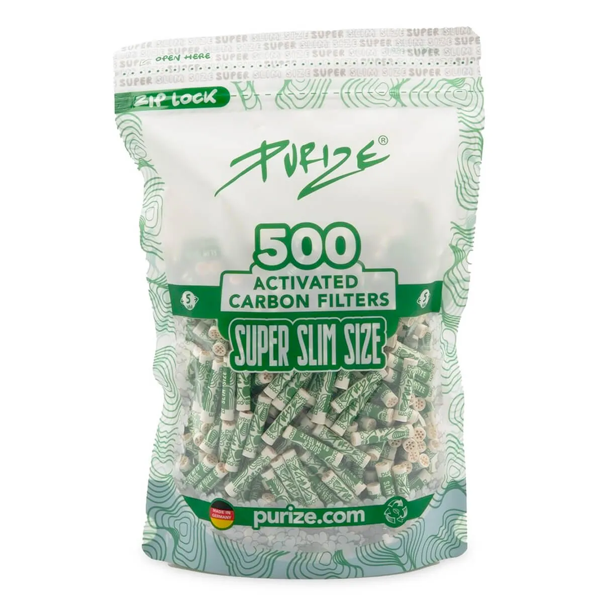 500x PURIZE Super Slim Size Filter