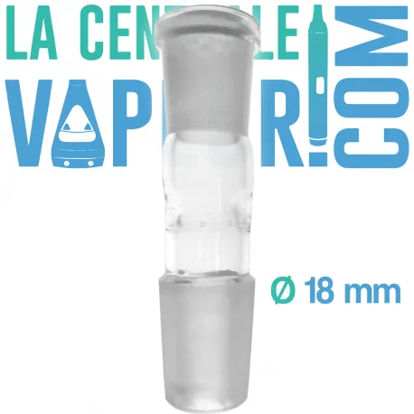 Adapter male 18 to female 14 mm (long)