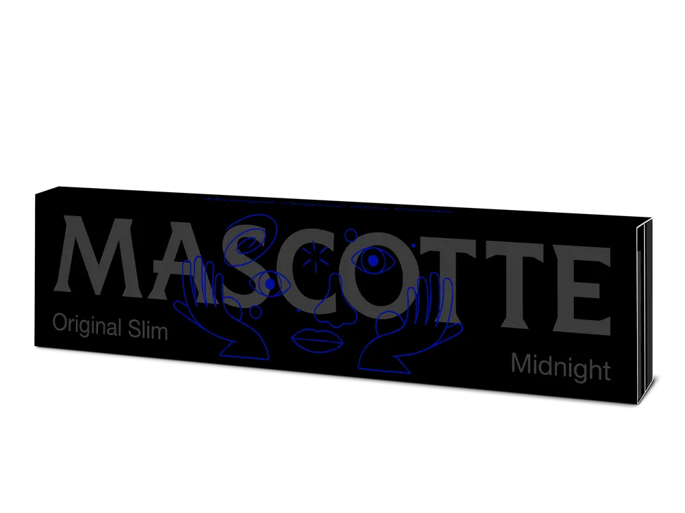 Mascotte Midnight Original Slim Combi Rolling Papers + Tips