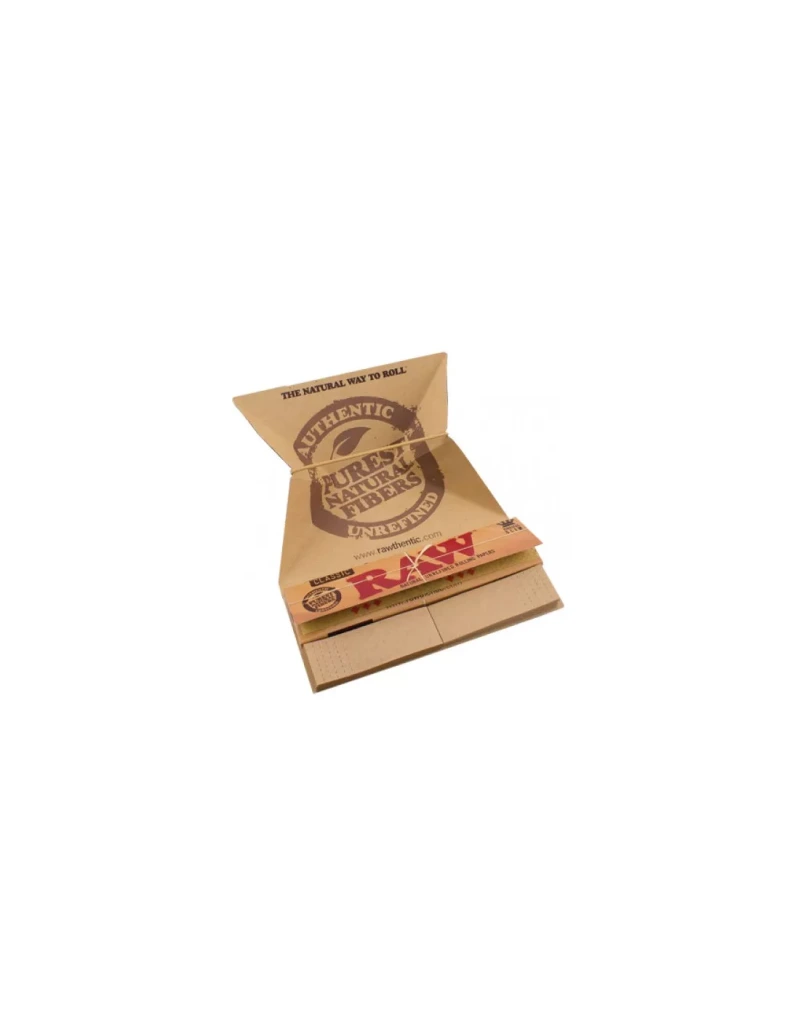 RAW Artesano King Size Slim Rolling Papers with Tips & Tray