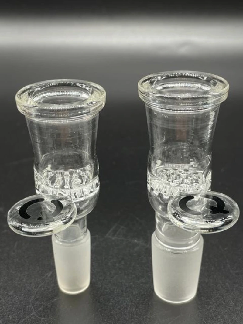 Dimpled Adapter Short Glass Bowl 14mm