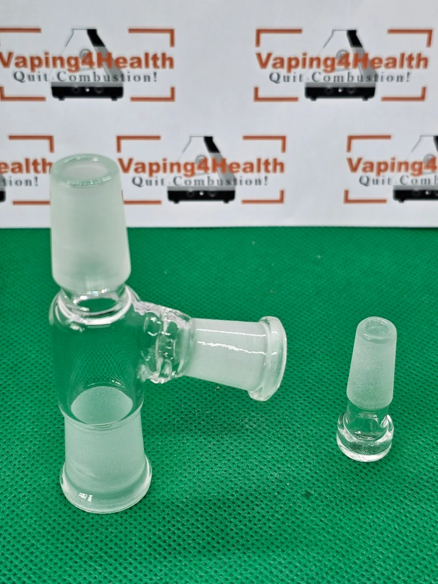 10mm Male-to-Female Pass-Through Glass Adapter