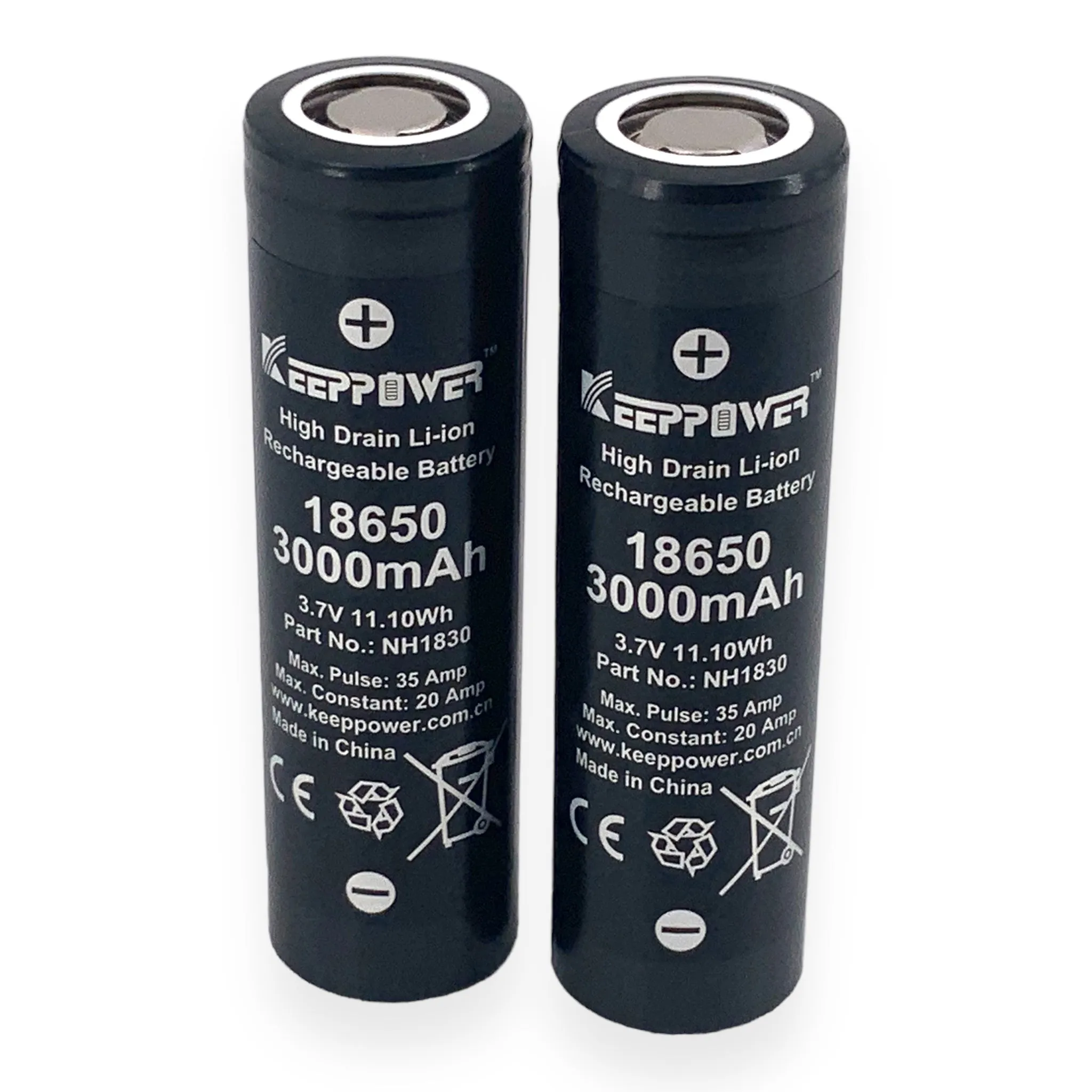 Keeppower 18650 Battery Set