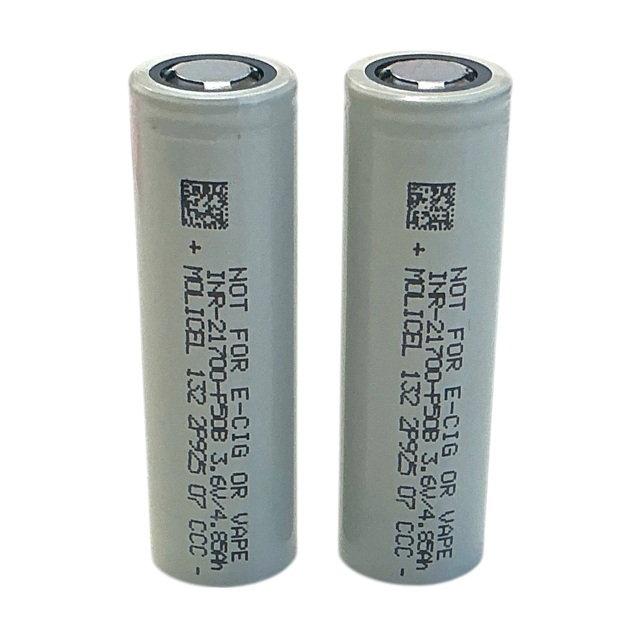 Molicel INR21700-P50B 5000mAh 50A LiIon Battery Zelle - Set with 2 pcs