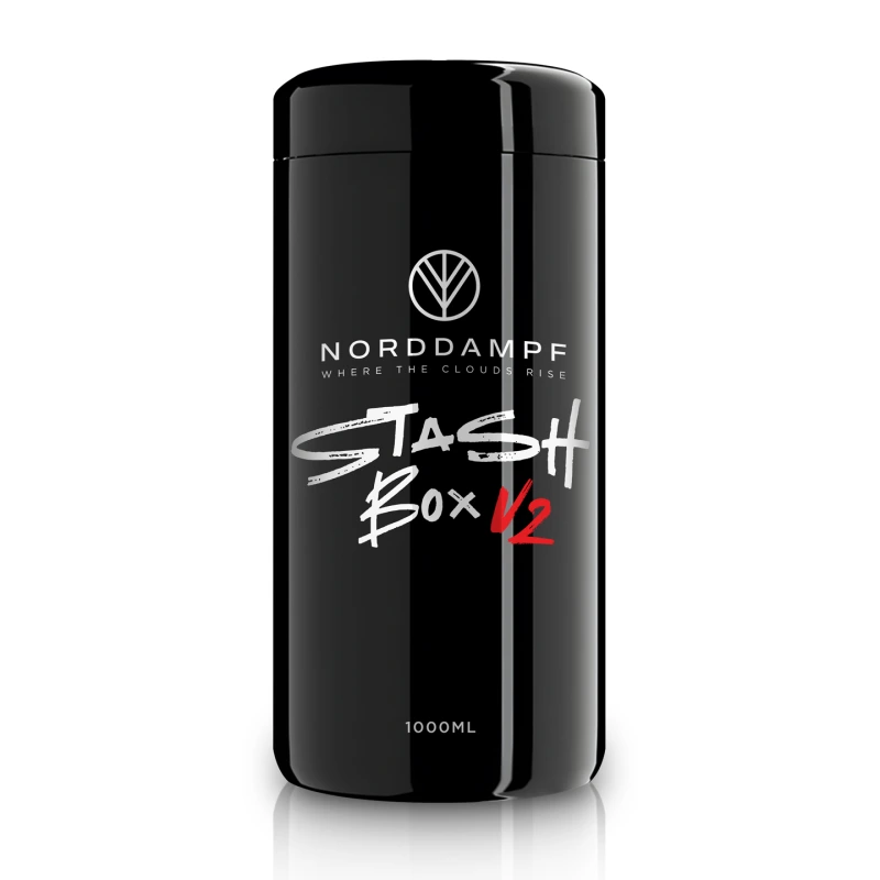 Norddampf Stashbox v2 1000ml Mironglass with Hygrometer