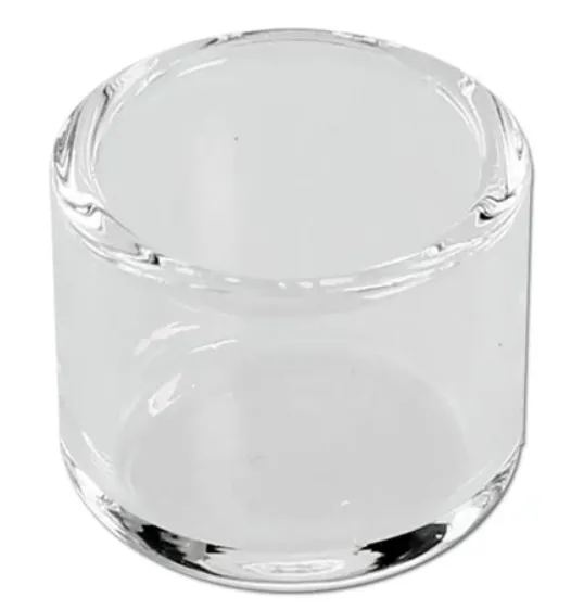 Quartz insert glass pan for bangers Od: 19 mm; H: 15 mm