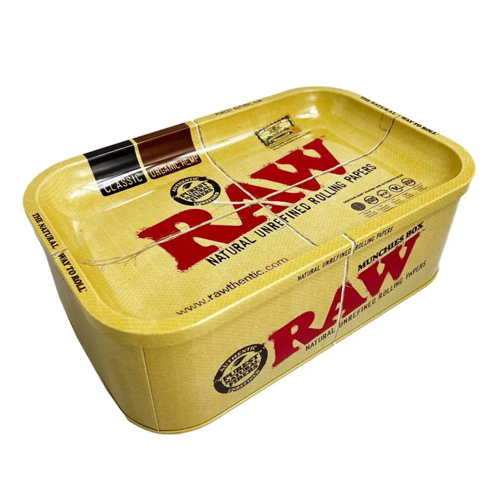 RAW Munchies Box Metalltablett with Aufbewahrungsbox