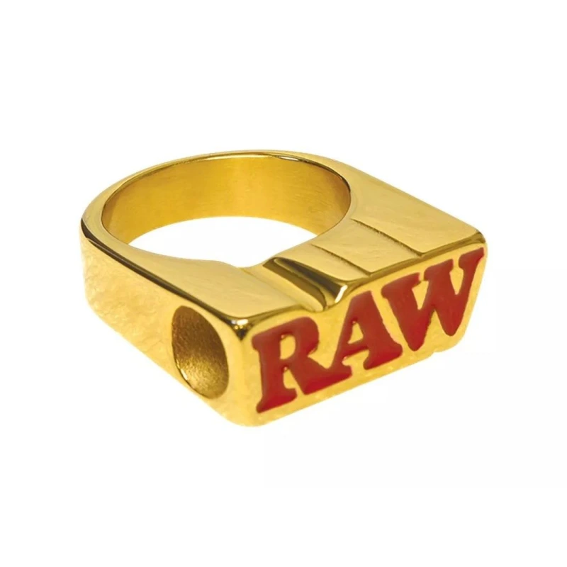 RAW Smokers Gold Ring - 24k Gold Joint Signet Ring