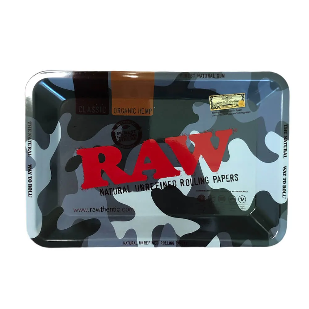 RAW Urban Camo Mini-Drehtablett made of Metall