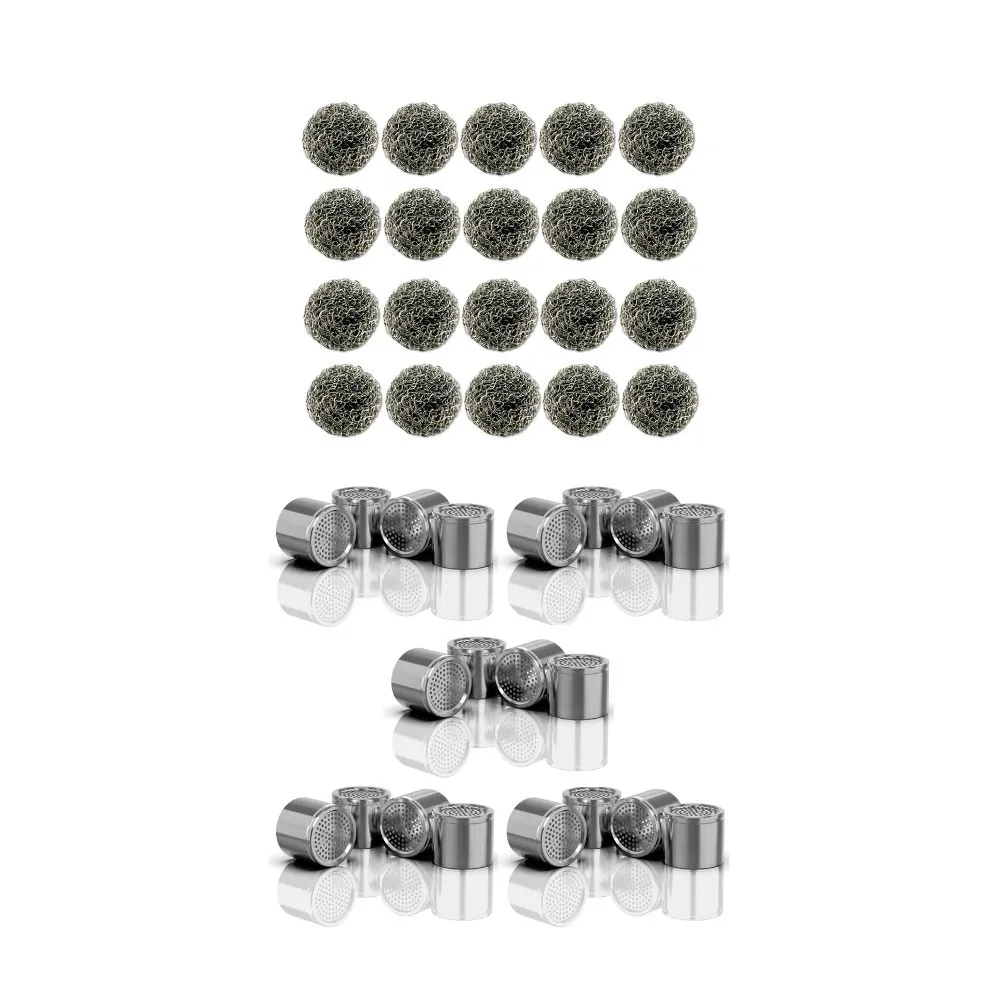 Relict Dosing Capsules made of Stainless Steel + Drip Pad, 20 pcs