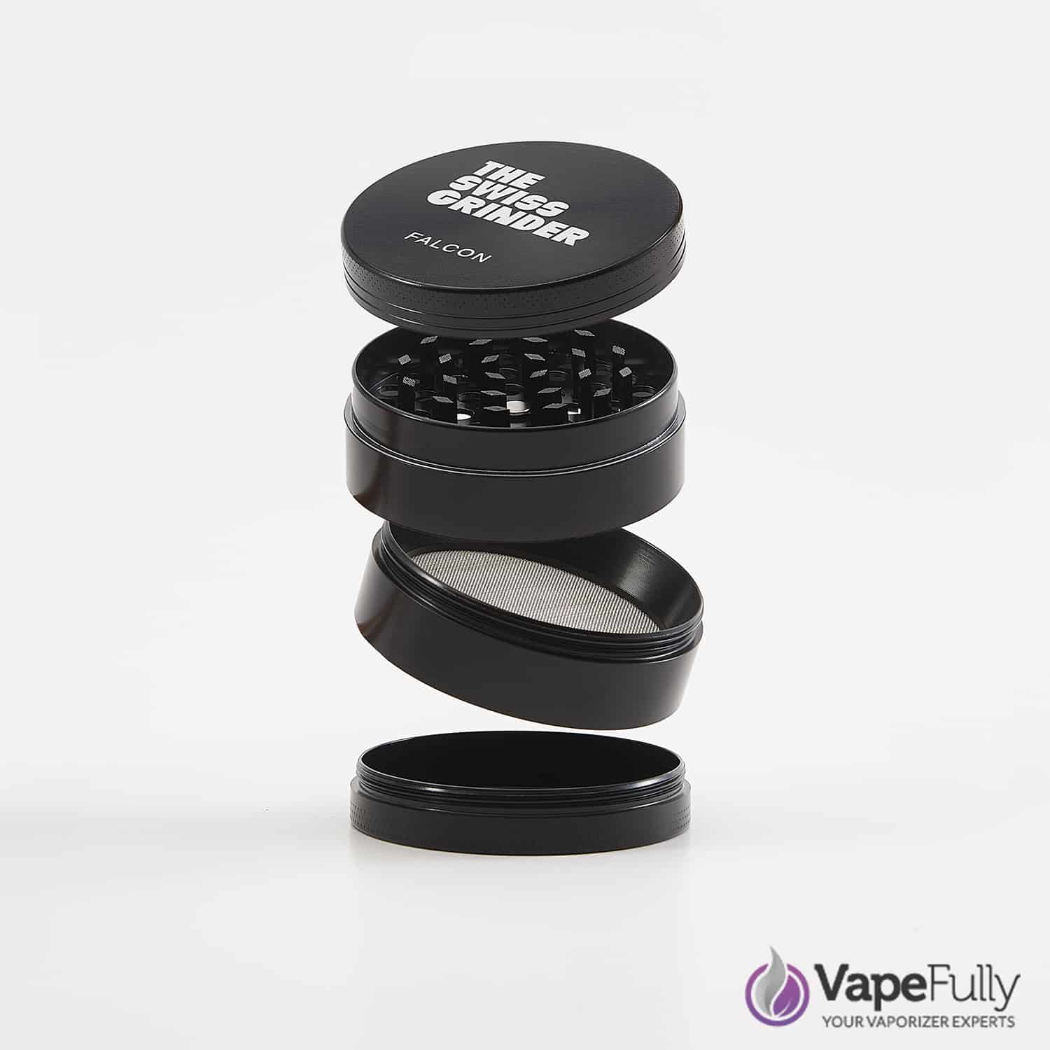 Swiss Grinder Falcon – A four-part grinder for dry herbs