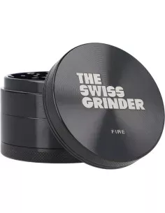SWISS Fire Premium 4-Part Herb Grinder 60mm