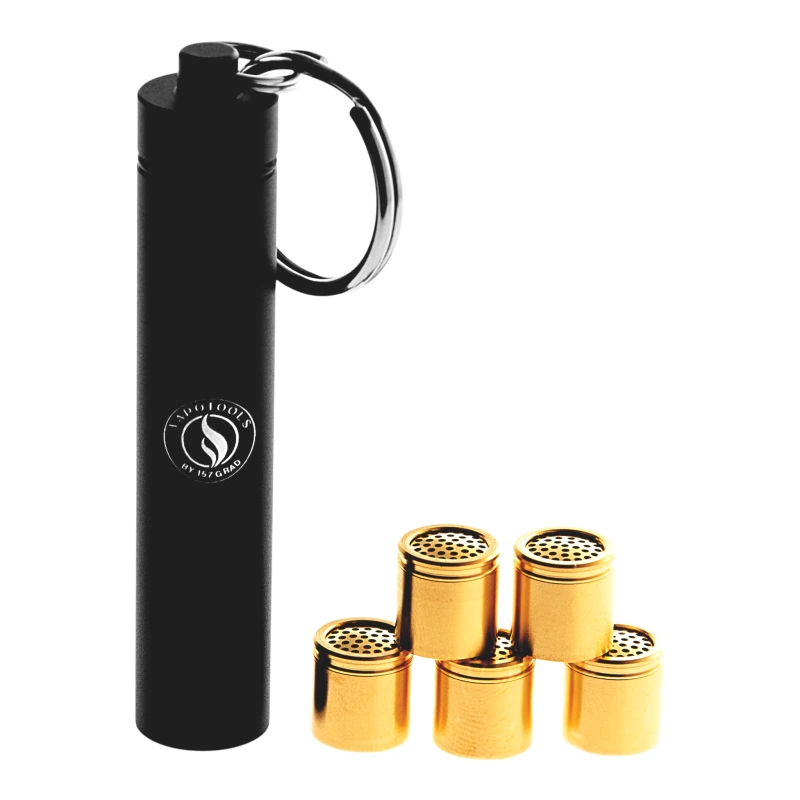 Vapotools by 157Grad Goldüberzogene Dosing Capsule passend for XVape XMax V3 - einzeln oder im 5er Set