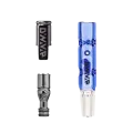 DynaVap BB3 – Cap, stainless-steel tip and blue BB3 glass stem
