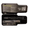 DynaVap B2 Black Stealth – geöffnetes Tin Case mit Lieferumfang
