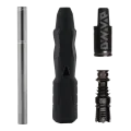 DynaVap B2 Black Stealth – Bauteile separat angeordnet