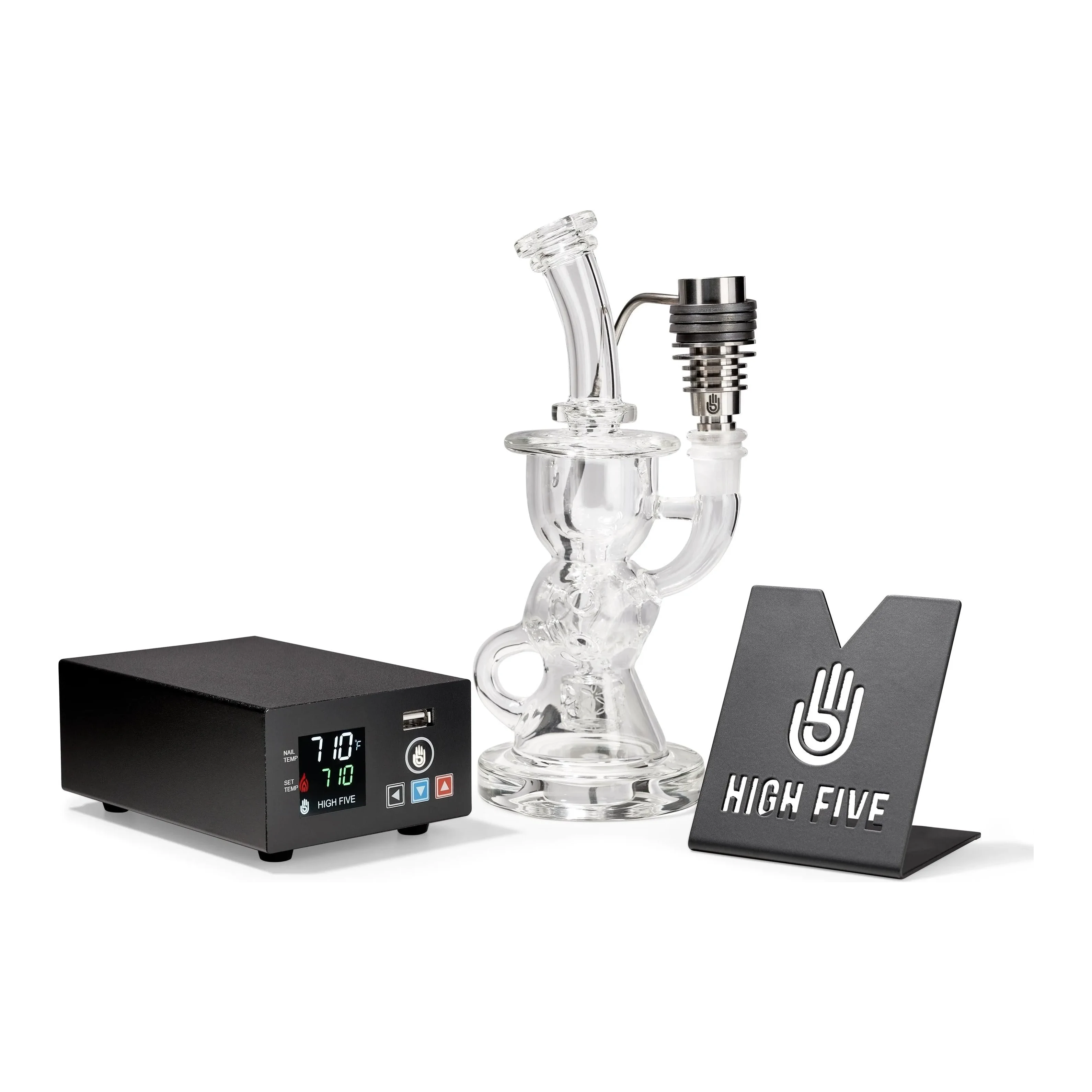 High Five LCD E-Nail Titanium Nail Rig Kit