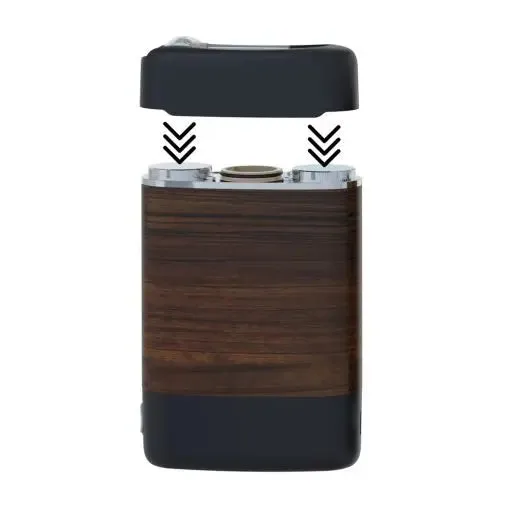Yllvape Angus Halogen Ruby Edition gros plan